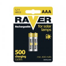 Akumuliatorius AAA (HR03) 1.2V 400mAh Raver (vieneto kaina)